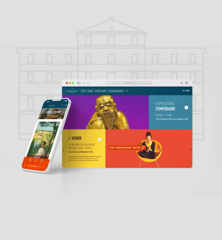 Réalisation de l’agence Janvier pour le Musée Fabre